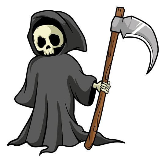 Grim Reaper Halloween Free Svg File Svgheart.com